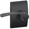 image:imageSchlage Lock Company F10MER619GRW F10 Series Merano w Greenwich Rose Passage Door Lock Satin NickelAged Bronze