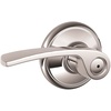 image:imageSchlage Lock Company F10MER619GRW F10 Series Merano w Greenwich Rose Passage Door Lock Satin NickelBright Chrome