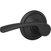 image:imageSchlage Lock Company F10MER619GRW F10 Series Merano w Greenwich Rose Passage Door Lock Satin NickelMatte Black