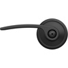 image:imageSchlage Lock Company F10MER619GRW F10 Series Merano w Greenwich Rose Passage Door Lock Satin NickelMatte Black