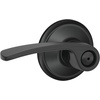 image:imageSchlage Lock Company F10MER619GRW F10 Series Merano w Greenwich Rose Passage Door Lock Satin NickelMatte Black