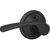 image:imageSchlage Lock Company F10MER619GRW F10 Series Merano w Greenwich Rose Passage Door Lock Satin NickelMatte Black