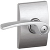 image:imageSchlage Lock Company F10MER619GRW F10 Series Merano w Greenwich Rose Passage Door Lock Satin NickelSatin Chrome