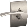 image:imageSchlage Lock Company F10MER619GRW F10 Series Merano w Greenwich Rose Passage Door Lock Satin NickelSatin Nickel