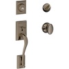 image:imageAddison Single Cylinder Handleset and Siena Knob Antique Pewter F60 ADD 620 SIE