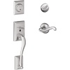 image:imageSCHLAGE Addison Single Cylinder Handleset and Left Hand Flair Lever Bright Chrome F60 ADD 625 FLA LH
