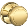 image:imageSCHLAGE Andover Passage Knob Andover Rose Satin Nickel 28 x 28 x 24 inches  FA10AND619F10AND619ANDBright Brass