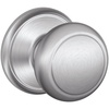 image:imageSCHLAGE Andover Passage Knob Andover Rose Satin Nickel 28 x 28 x 24 inches  FA10AND619F10AND619ANDSatin Chrome