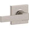 image:imageSCHLAGE F10 NBK 619 COL Collins Trim Northbrook Hall and Closet Lever Satin NickelPack of 1
