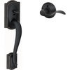 image:imageSCHLAGE FE285 622 Acc CAM LH Lower Half Handleset Camelot Interior Trim Matte BlackAged Bronze
