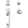 image:imageSCHLAGE Lock Company Century Single Cylinder Handleset and Georgian Knob Bright Chrome F60 CEN 625 GEOBright Chrome