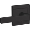 image:imageSchlage Custom FC21 NBK 622 ULD Northbrook Lever with Upland Trim HallCloset and BedBath Lock Matte Black