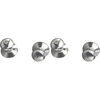 image:imageSchlage F170 PLY 622 Plymouth Door Knob One Sided NonTurning Dummy Door Handle Matte BlackBright Chrome