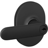 image:imageSchlage F40 DAV 622 RMN Davlin Door Lever with Remsen Trim Bed amp Bath Privacy Lock Matte BlackMatte Black