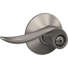 image:imageSchlage F40 SAC 619 Sacramento Door Lever Bed amp Bath Privacy Lock Satin NickelPack of 1