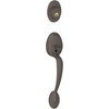 image:imageSchlage F58 PLY 613 Plymouth Exterior Handleset with Deadbolt Oil Rubbed Bronze Exterior Half Only