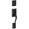image:imageSchlage F60ADD716LAT Aged Bronze Addison Handle Set with Latitude handle