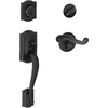 image:imageSchlage F60CAM716ACCRH Camelot Active Door Handleset with Accent Right Hand Interior Aged Bronze