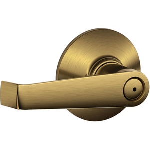 image:imageSCHLAGE Lever NonTurning Lock Bright Brass F170 ELA 605Antique Brass