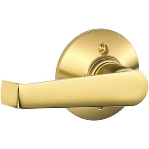 image:imageSCHLAGE Lever NonTurning Lock Bright Brass F170 ELA 605Bright Brass