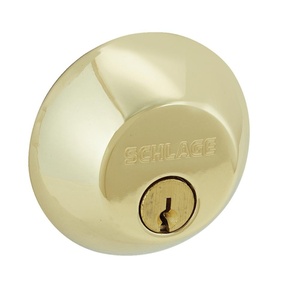 image:imageSchlage B60N 605 B60 Single Cylinder Deadbolt Brass