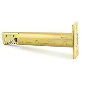 image:imageSchlage Commercial 12633605 B600 Series Square Corner Deadbolt with 5 Backset and 118 Face Bright Brass Finish