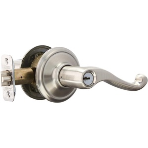 image:imageSchlage F40FLA619 Flair Privacy Satin NickelSatin Nickel