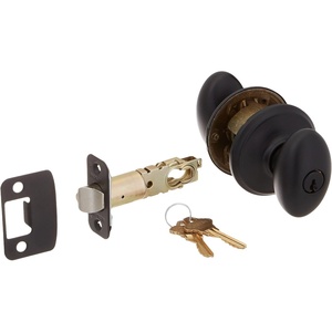 image:imageSchlage F51A F Series Siena 622 Entry Door Lock Matte Black