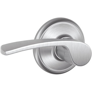 image:imageSchlage Lock Company F10MER619GRW F10 Series Merano w Greenwich Rose Passage Door Lock Satin NickelSatin Chrome