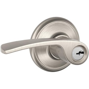 image:imageSchlage Lock Company F10MER619GRW F10 Series Merano w Greenwich Rose Passage Door Lock Satin NickelSatin Nickel
