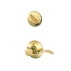 image:imageSchlage F59ACCLH Accent Left Handed Single Cylinder Interior Pack Polished Brass