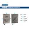 image:imageSCHLAGE Lock Company Single Cylinder Deadbolt with Addison Trim Bright Chrome B60 N ADD 625