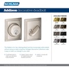 image:imageSCHLAGE Lock Company Single Cylinder Deadbolt with Addison Trim Bright Chrome B60 N ADD 625