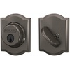 image:imageSchlage B60 N CAM 716 Deadbolt with Camelot Trim Keyed 1 Side Highest Residential Security Aged Bronze