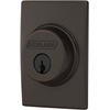 image:imageSchlage B60 N CEN 619 Deadbolt with Century Trim Keyed 1 Side Highest Residential Security Satin NickelAged Bronze