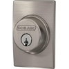 image:imageSchlage B60 N CEN 619 Deadbolt with Century Trim Keyed 1 Side Highest Residential Security Satin NickelSatin Nickel