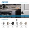 image:imageSchlage B60 N GRW 716 Deadbolt with Greenwich Trim Keyed 1 Side Highest Residential Security Aged Bronze