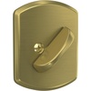 image:imageSchlage B60 N GRW 716 Deadbolt with Greenwich Trim Keyed 1 Side Highest Residential Security Aged Bronze