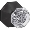 image:imageSchlage Custom FC21 ALX 716 CAM Alexandria Glass Knob with Camelot Trim HallCloset and BedBath Lock Aged BronzeMatte Black