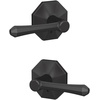 image:imageSchlage Custom FC21 DMP 619 RWD Dempsey Lever with Rosewood Trim HallCloset and BedBath Lock Satin NickelMatte Black