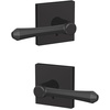 image:imageSchlage Custom FC21 DMP 619 RWD Dempsey Lever with Rosewood Trim HallCloset and BedBath Lock Satin NickelMatte Black