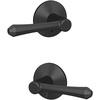 image:imageSchlage Custom FC21 DMP 619 RWD Dempsey Lever with Rosewood Trim HallCloset and BedBath Lock Satin NickelMatte Black