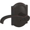 image:imageSchlage Custom FC21 WIT 716 CAM Whitney Lever with Camelot Trim HallCloset and BedBath Lock Aged BronzeAged Bronze