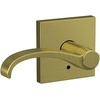 image:imageSchlage Custom FC21 WIT 716 CAM Whitney Lever with Camelot Trim HallCloset and BedBath Lock Aged BronzeSatin Brass