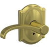 image:imageSchlage Custom FC21 WIT 716 CAM Whitney Lever with Camelot Trim HallCloset and BedBath Lock Aged BronzeSatin Brass