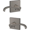 image:imageSchlage Custom FC21 WIT 716 CAM Whitney Lever with Camelot Trim HallCloset and BedBath Lock Aged BronzeSatin Nickel