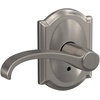 image:imageSchlage Custom FC21 WIT 716 CAM Whitney Lever with Camelot Trim HallCloset and BedBath Lock Aged BronzeSatin Nickel