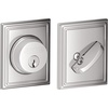 image:imageSCHLAGE Lock Company Single Cylinder Deadbolt with Addison Trim Bright Chrome B60 N ADD 625