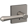 image:imageSchlage Custom FC21 DMP 619 RWD Dempsey Lever with Rosewood Trim HallCloset and BedBath Lock Satin NickelSatin Nickel