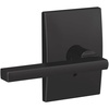 image:imageSchlage Custom FC21 LAT 622 CEN Latitude Lever with Century Trim HallCloset and BedBath Lock Matte Black
